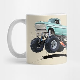 Cartoon monster truck Mug